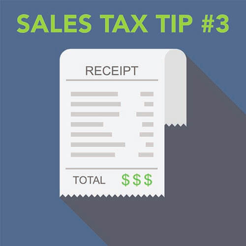 image of sales tax tip for restaurants