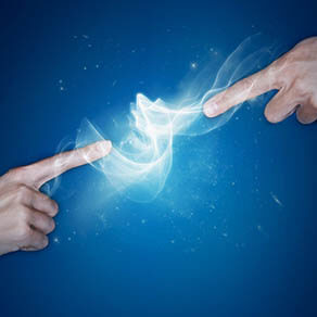 Connection between fingertips