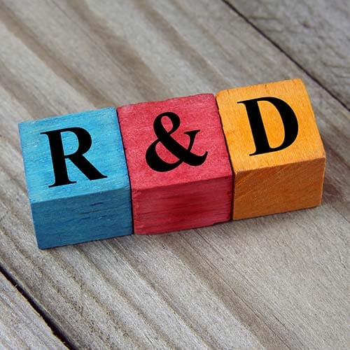 Research and development wooden blocks