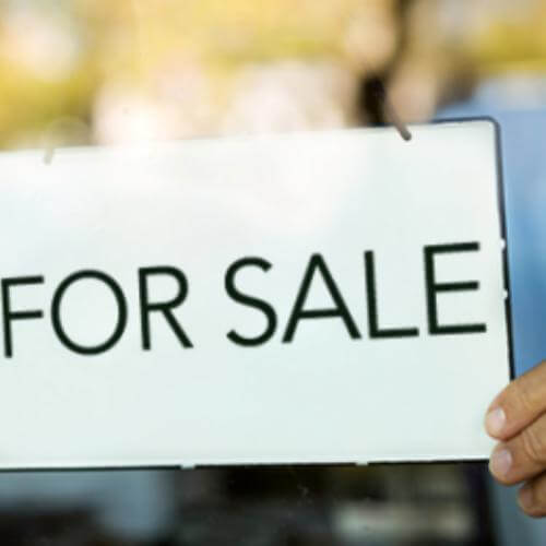 For sale sign