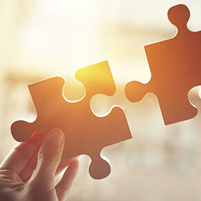 puzzle pieces going together
